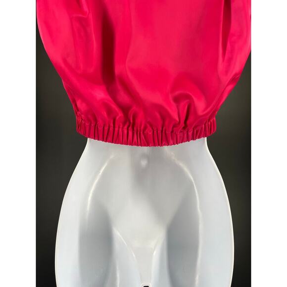 Linen & Dot Lisa top in Berry size XS Resort wear Vibrant barbiecore Party - Picture 7 of 13